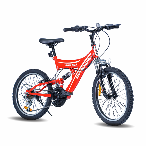 BICICLETA SUPERCHAMP MTB 26 SY303 DOBLE SUSPENSION 