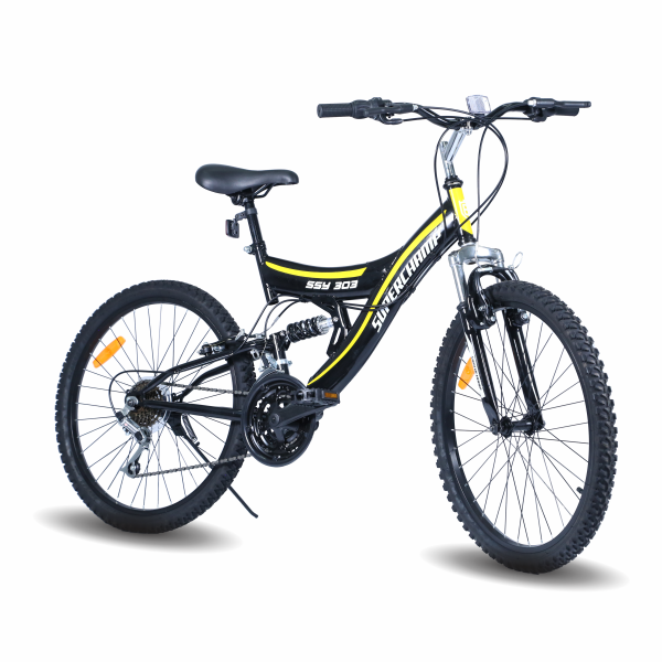 BICICLETA SUPERCHAMP MTB 26 SY303 DOBLE SUSPENSION 